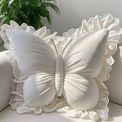 Elegant Butterfly-Shaped Pillow Soft Lumbar Support Cushion