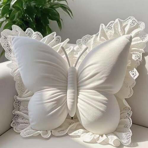 Elegant Butterfly-Shaped Pillow Soft Lumbar Support Cushion