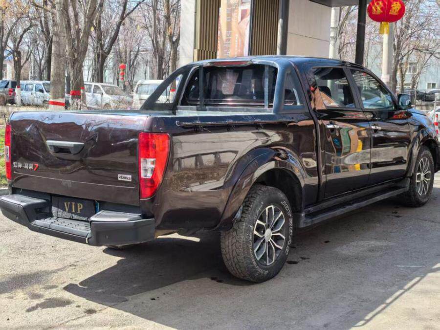 4月5日乌鲁木齐市21年上牌江铃域虎7皮卡柴油四驱送交强险一整年2.0T长轴非营运资料齐全可过户网络拍卖公告