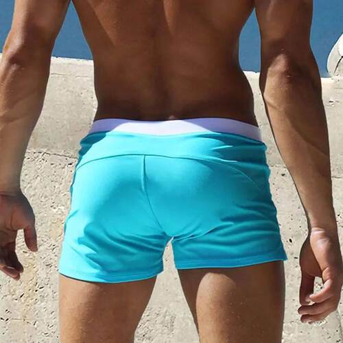 Sexy Swimwear Men Swimsuit Sunga Masculina Mens Swimming Bea