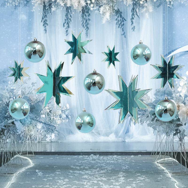 圣诞新年店铺室内装饰球天花板吊球开业挂饰挂件店面顶部吊顶装饰