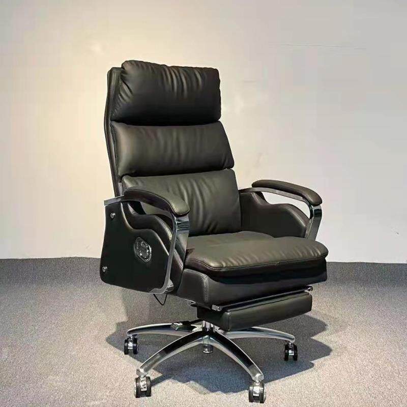 现代椅公老板真皮可躺大班椅椅皮艺办公椅滚办轮子商务电脑椅子
