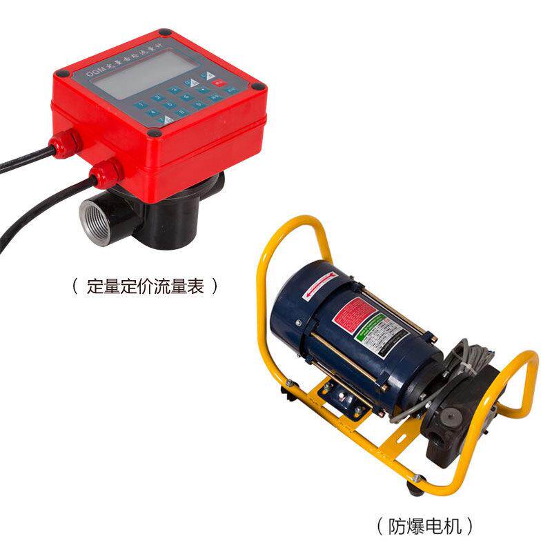 柏芮特220V防爆汽油自吸加油泵全自动柴油抽油泵总成加注机