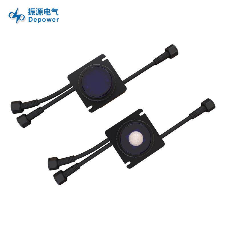12v人体感太阳能路灯控制器红外微波6a/8a锂电池pwm路灯控制器