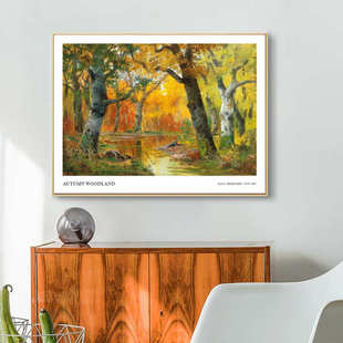 风景名画电表箱装 饰画客厅现代艺术轻奢莫奈电闸盒油画配电箱