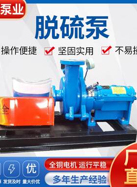 100DT-36脱硫泵吸收塔浆料泵砂浆泵65DT脱硫循环泵水泵自吸泵抽水