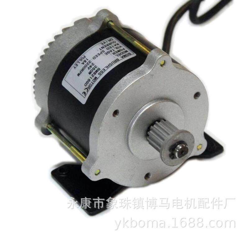 24V300W 无刷中置电动车电机迷你成人步车·电机