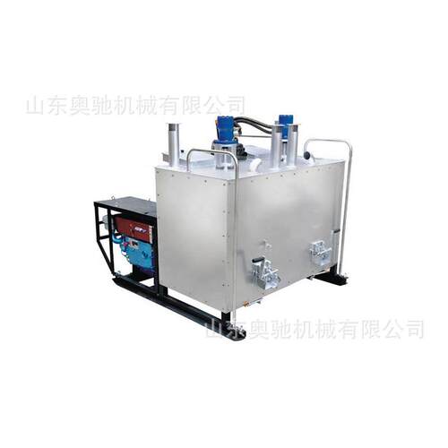 热熔釜液压双缸标线施工热熔釜800L1200L标线涂料加热搅拌机