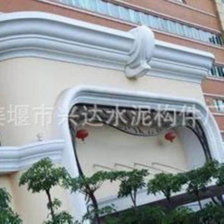 供应GRC欧式构件线条 GRC外墙罗马柱 GRC窗套装饰线条厂家