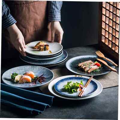 dinner plates ceramic steak plate dishes 西餐盘 western food