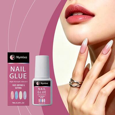Nymixa Nail Glue - Daily use quick-drying nail adhesive with