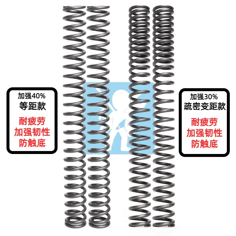 适用九号电动车M95C m95c+ mzmix改装配件加强前减震器弹簧避震器