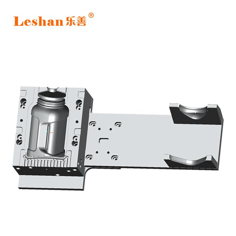 供应PE瓶吹瓶模具吹塑模具广口塑料方瓶模具