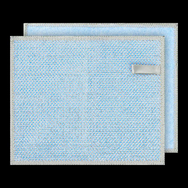 家用洗碗不沾油全棉纱彩虹抹布吸水不掉毛擦桌清洁毛布一次性抹布