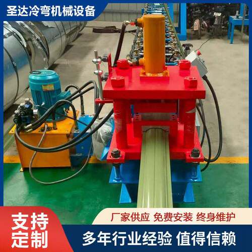 厂家定制栅栏设备冷弯成型围栏栅栏板设备全自动格兰栅栏围挡机