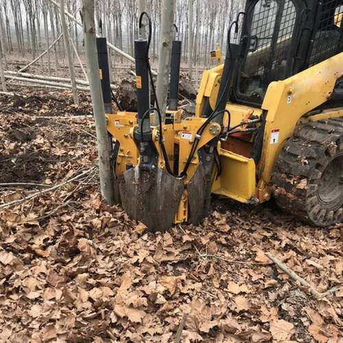 恒沃带土球挖树机小型四瓣式移栽机裸根挖树机直径60挖树机