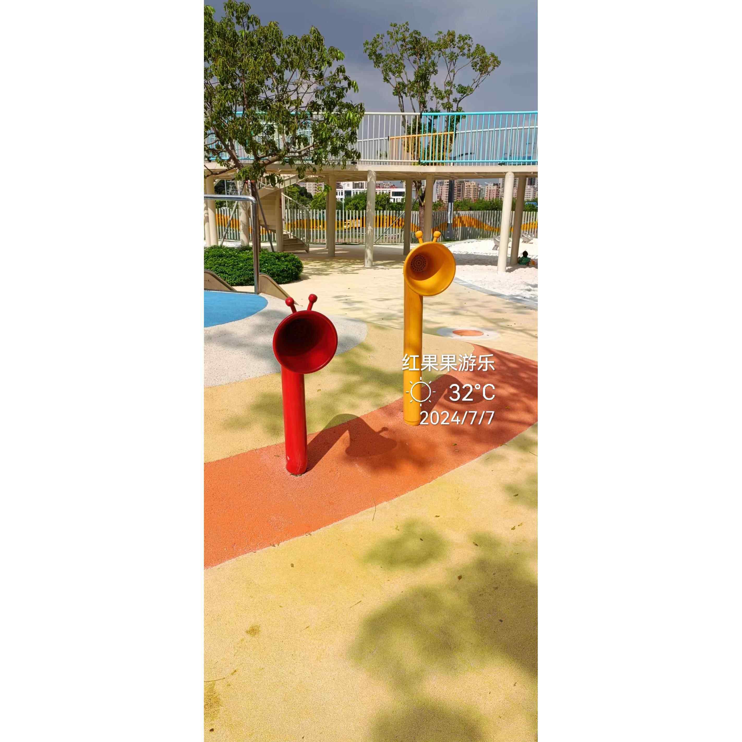 高档户外传声筒幼儿园喇器墙面教玩具叭音筒打击乐游乐设备定制传