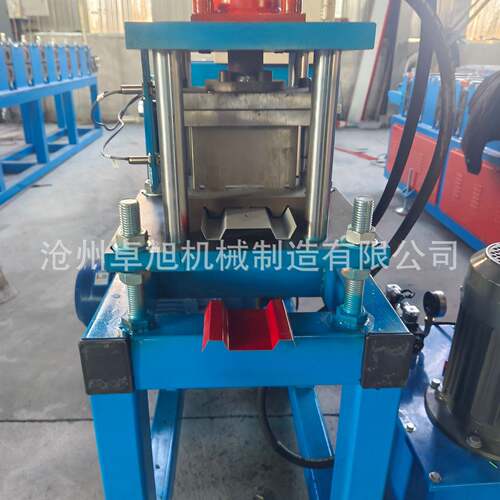 全自动U型槽机器汽车玻璃导槽U型钢设备供应镀锌板W型材冷弯机