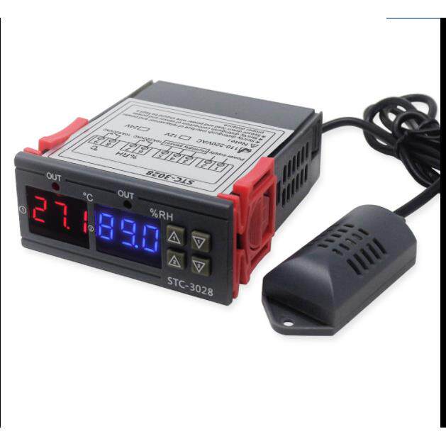 STC-3028智能数显温湿度控制器养殖孵化温湿度计湿度仪表温控器