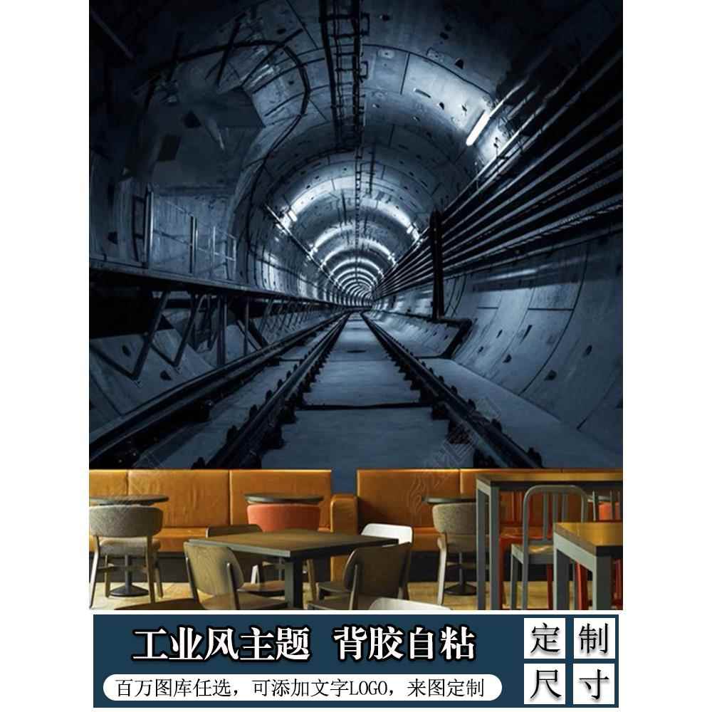 酒吧墙纸自粘餐厅墙面装饰覆古主题壁纸贴画背景墙工业风贴纸墙贴