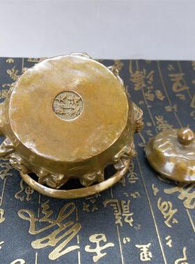 纯铜八仙壶铜仿古铜茶壶金属工艺品摆件商务礼品茶具