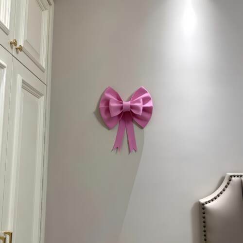 镜子装饰蝴蝶结diy道具全身落地镜边缘边框挂饰改造创意上墙饰品.