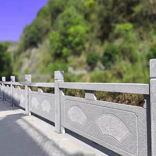 花岗岩栏杆大理石护栏河道护栏浮雕桥梁栏杆石护栏石围栏寺庙围栏