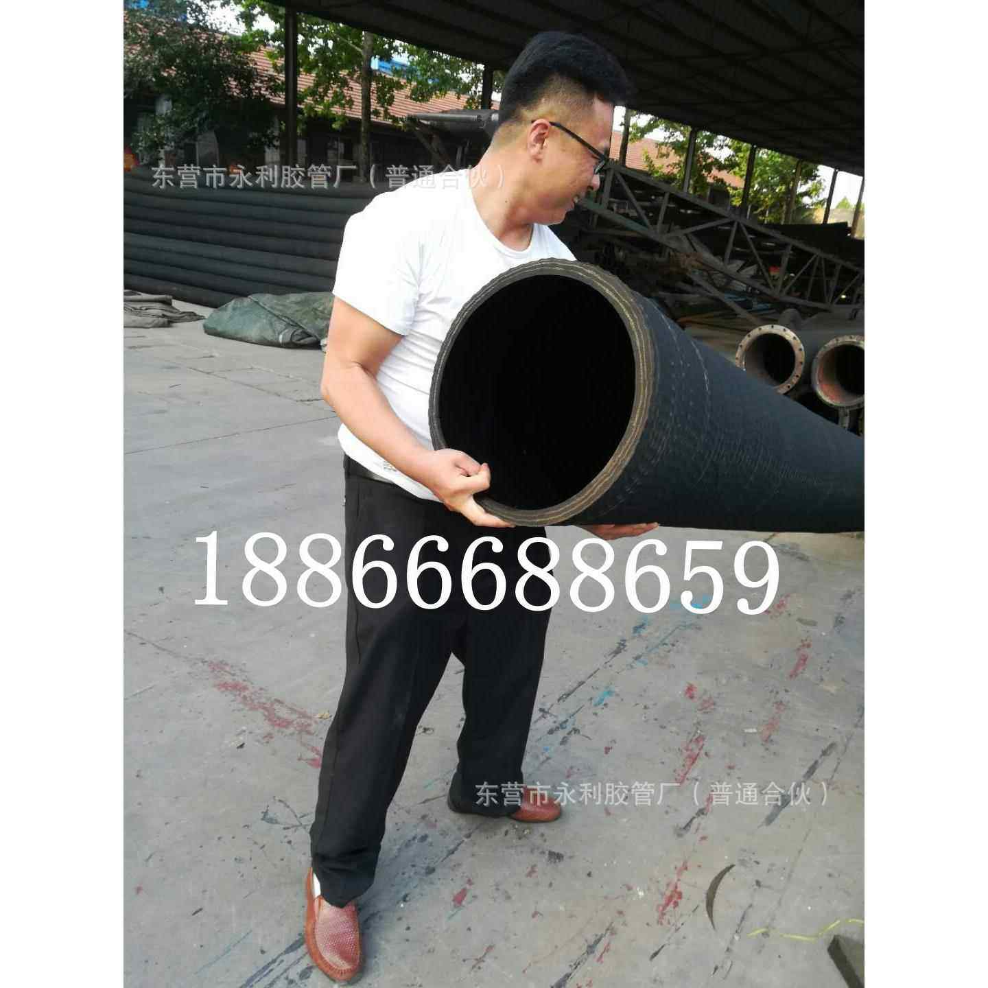 耐腐蚀橡胶管3 4 6 8 10寸胶管1-12米防静电卸原油用橡胶钢丝管