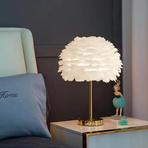 Romantic Wedding Bedroom Bedhead Decorative Desk Lamp卧室台