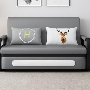 r^人沙发可折叠SKY两单人小户型1米网红猫抓布简易阳用台1.5双床