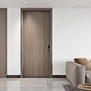 实木复合烤漆木门室内门家用卧室门套装 门简约隔音平开房间门木门