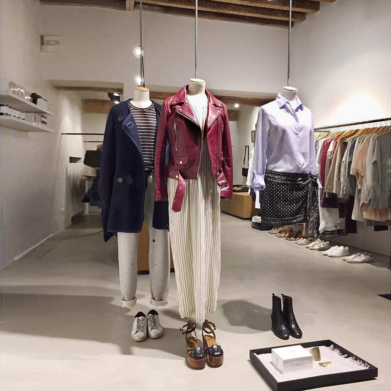 橱窗吊杆假人体悬空吊模半身模特道具女装服装店全身吊挂展示衣架