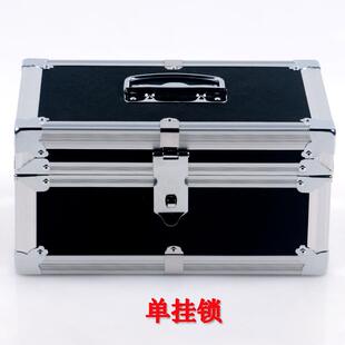 高档铝合金箱文件证件收纳提箱工具储物箱现据金收银箱银票行款收