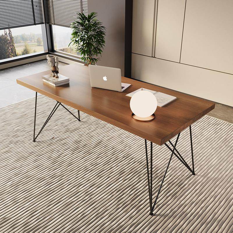 实木电脑桌台式家用书桌简约办公桌现代卧室学生书桌长条工作台,住宅家具,电脑桌,淘宝优惠券,粉丝福利购,淘宝优惠卷