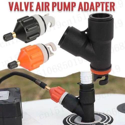 Air Valve Adapter Inflatable Rowing Rubber Boat Paddle