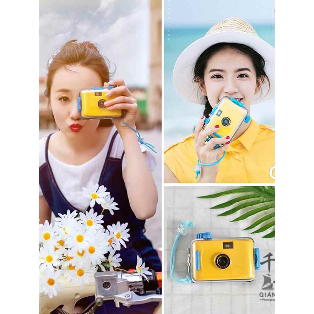 婚纱摄影道具外景旅拍创意儿童个性写真拍照道具清新黄色相机模型