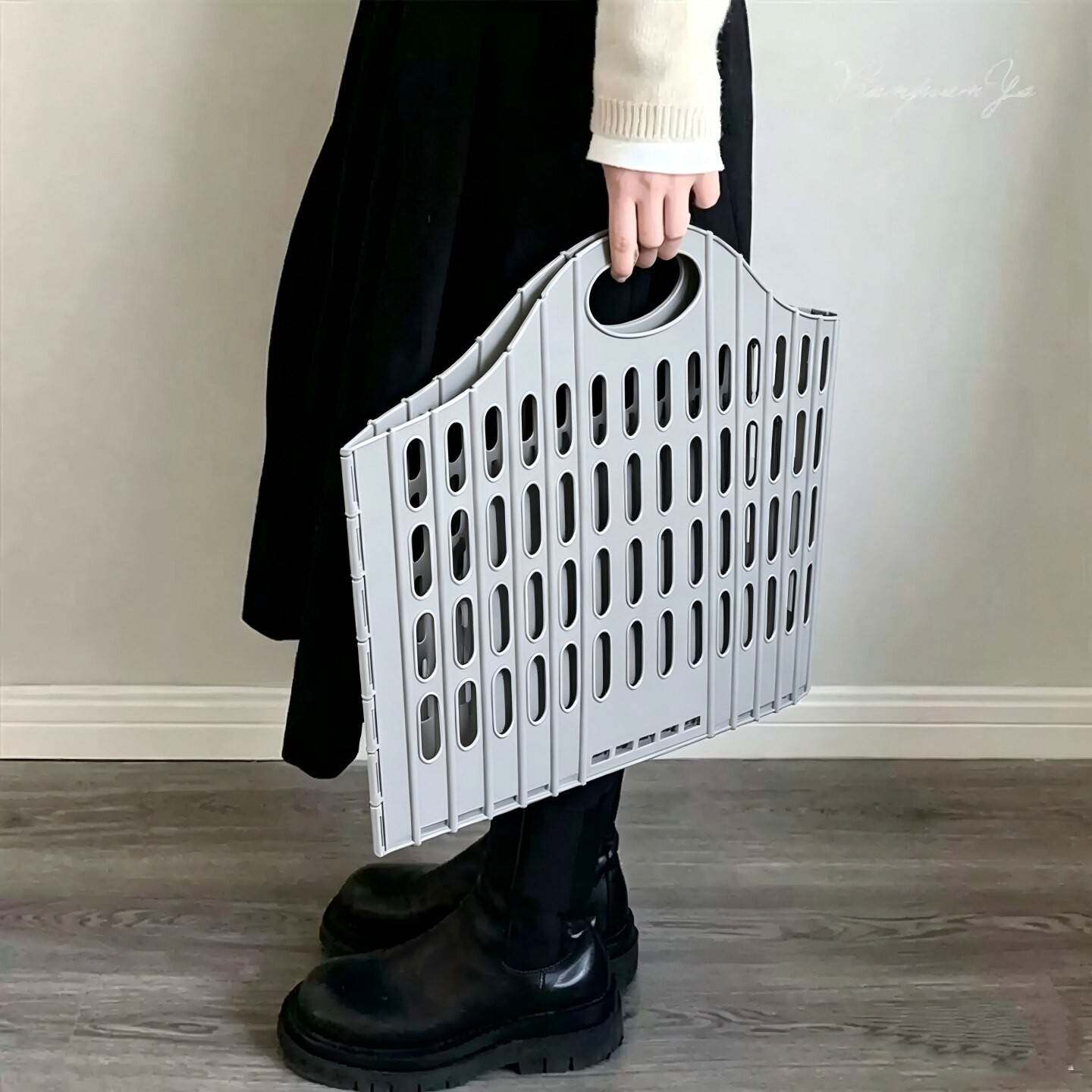 可折叠脏衣篓脏衣篮脏衣服收纳筐省空间收纳篮洗衣篮晾衣篮透气款