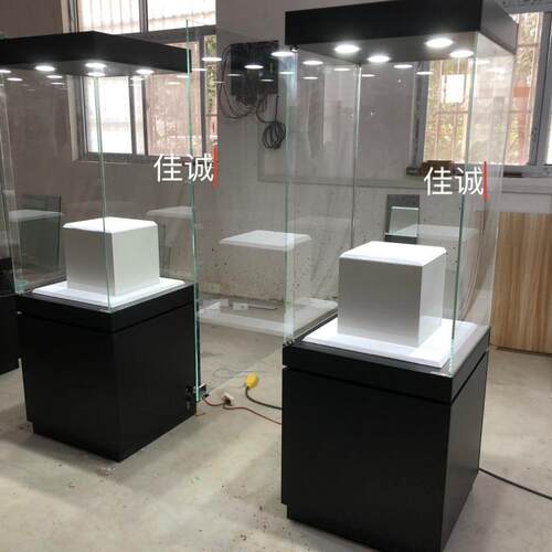 玻璃柜珠宝玉器烤漆柜台产品样品纪念博物馆文物陈列柜展示柜