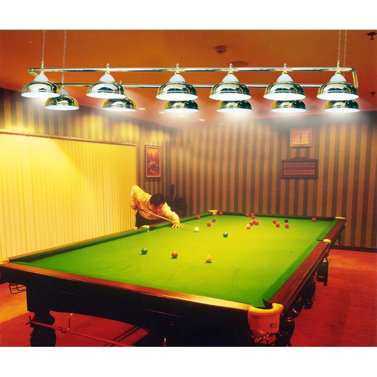 跨货境源欧式简不锈钢台约球灯美式JL141头英式台球桌球6环形创意