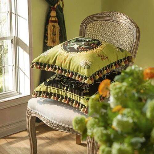 American Tassel Pillow Pillowcase Jungle Animal Print