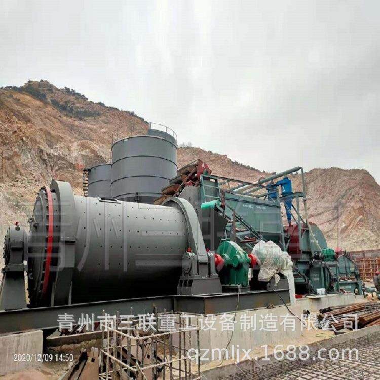 青州三联球磨制沙机对中硬度物料研磨含水量沙粒度可控均匀产量高