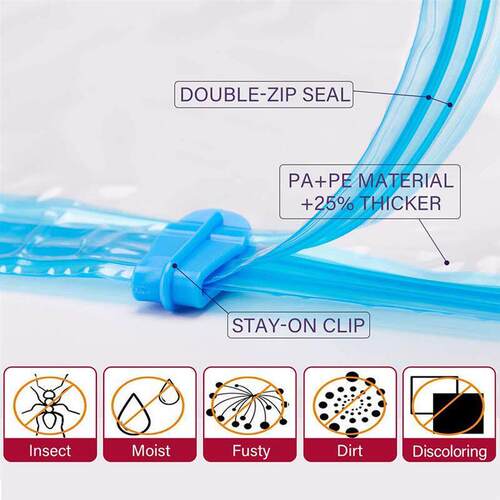 Durable Vacuum Storage Bags For Clothes Pillows Bedding Blan
