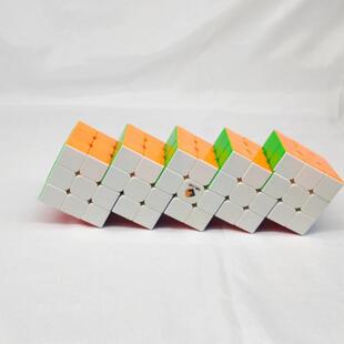 4连6 3连6 二连六彩色魔方 Cube 6连6 限制旋转Siamese 5连6 梯色