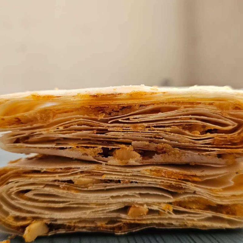 香煎薄脆山东香酥特产煎饼曲阜夹心薄脆花生农家手工杂粮多味香辣
