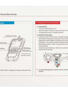 海外卡creader 全功能 码obd读ii 征英文版 /元x431launchcr3001