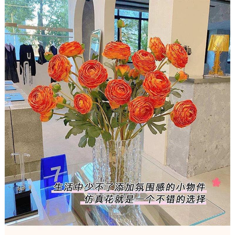 牡丹花假花室内客厅装饰花摆件餐桌花摆设花干花花束轻奢