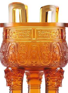 宝鼎业工艺礼品鼎盛办公室玄关办公室公司乔迁开业琉璃客厅个摆件