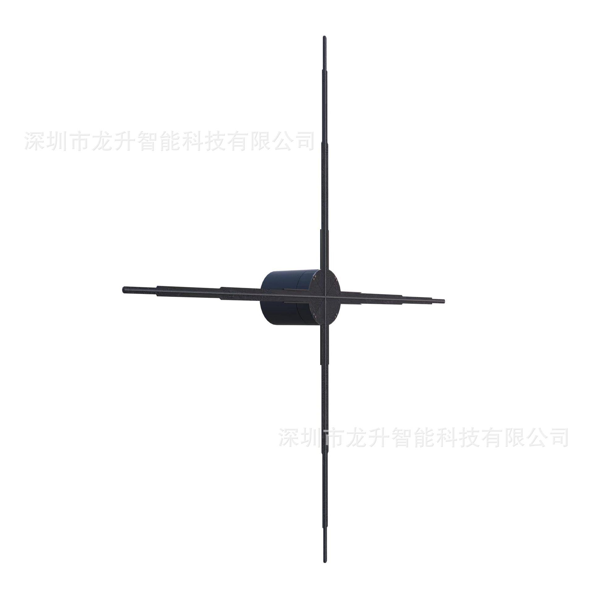 3D全息风扇广告机高清100cmHDMI实时同步传输 控制盒祼眼成像展厅