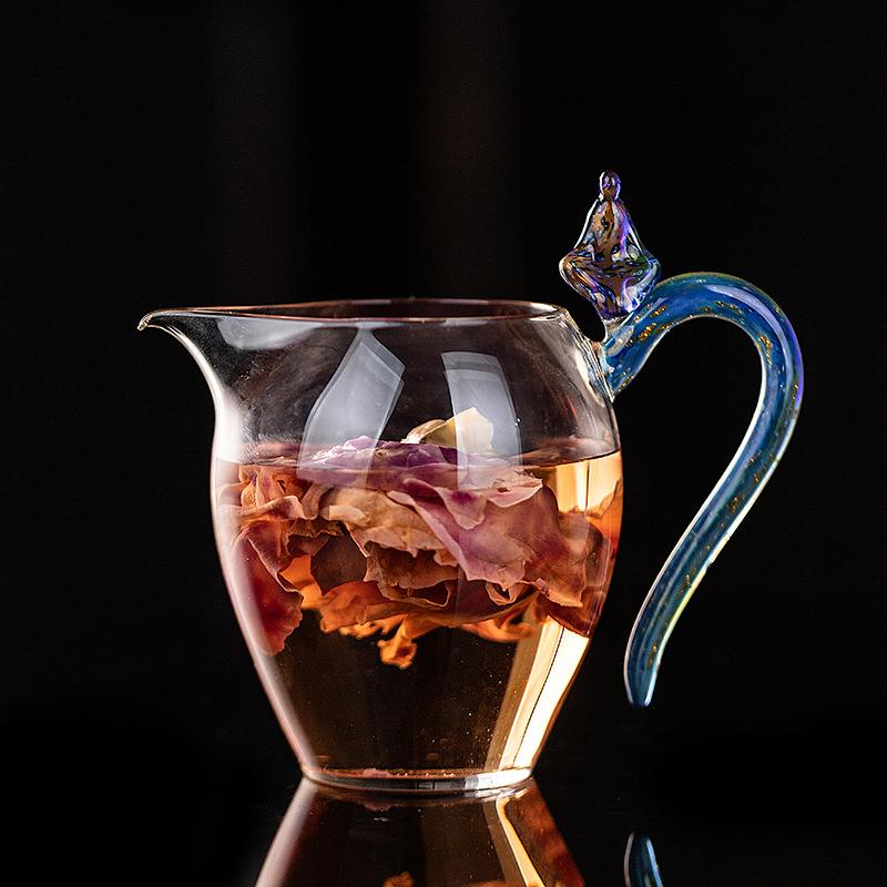 晶焱星云无事公道杯高档手工创意茶道泡茶杯玻璃公道杯公杯