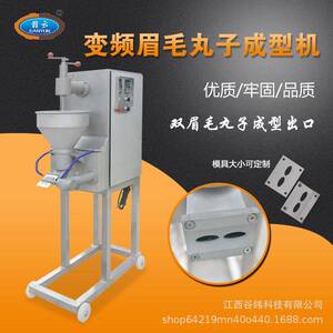 牌变频调速眉毛丸子成型机福鼎肉片瘦肉丸虾枣肉羹条加工设备
